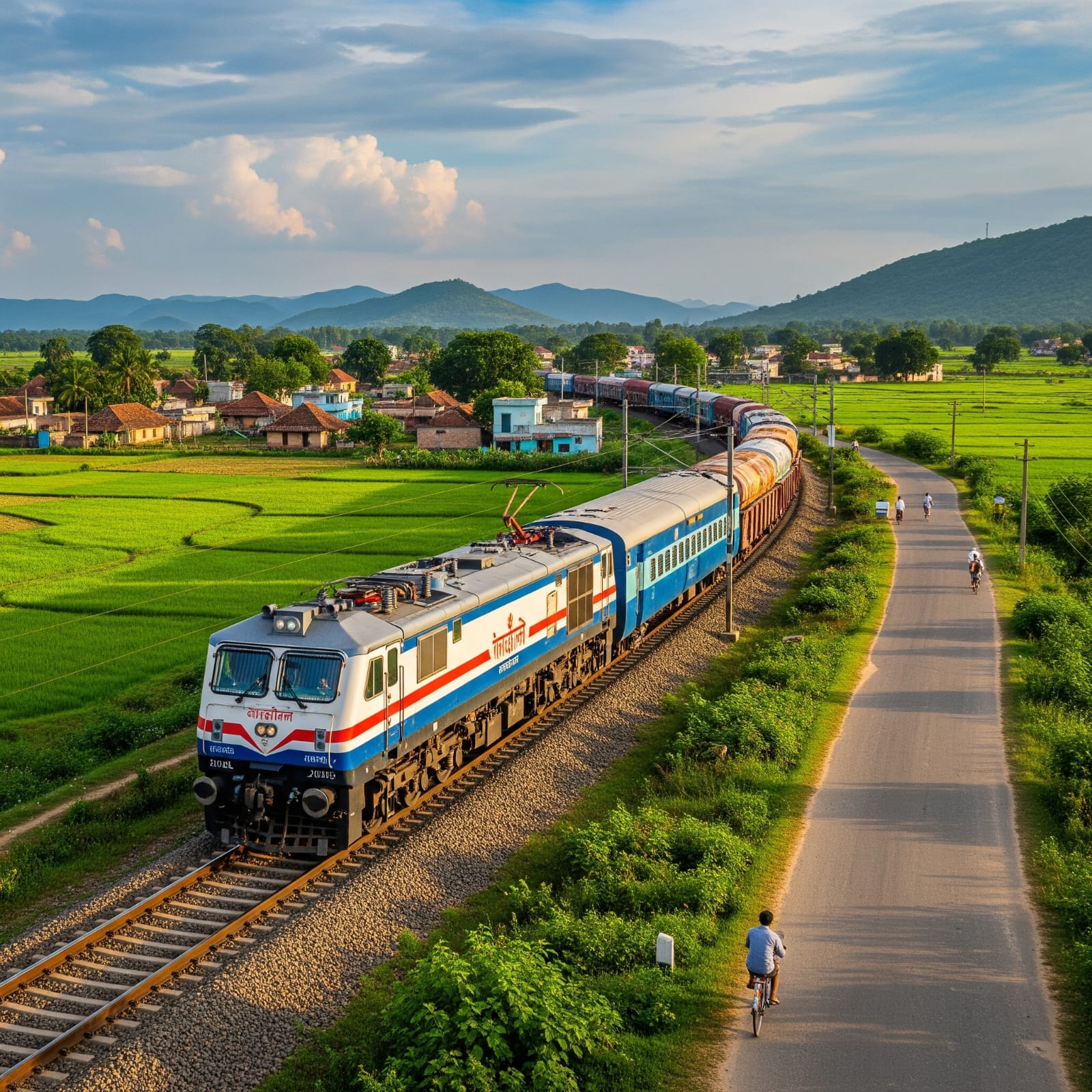 The High Tech Mixed Train  that Improves  access  environment   and reduces cost  